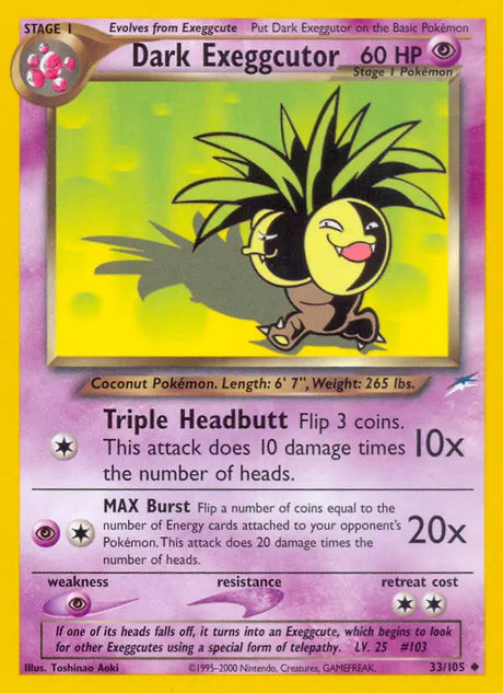Pokémon Neo Destiny Non-Holo Singles
