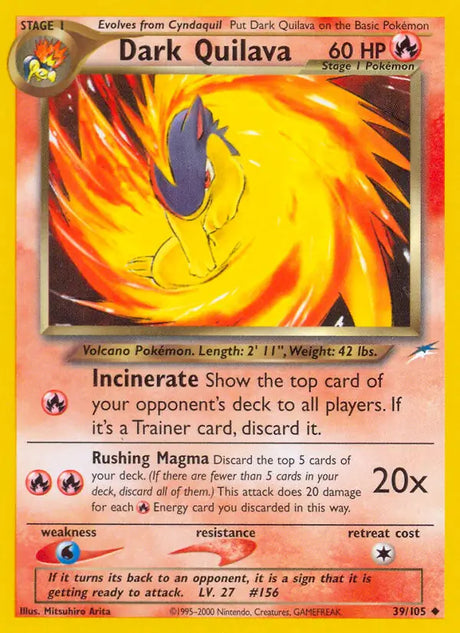 Pokémon Neo Destiny Non-Holo Singles