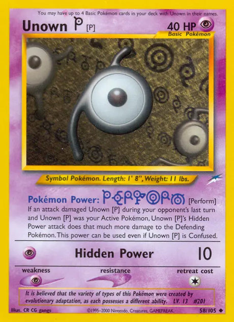 Pokémon Neo Destiny Non-Holo Singles