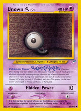 Pokémon Neo Destiny Non-Holo Singles