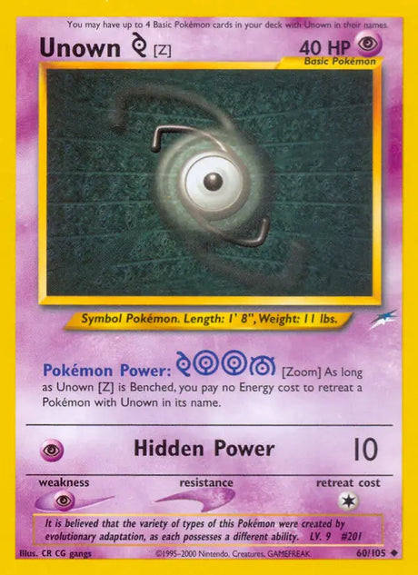 Pokémon Neo Destiny Non-Holo Singles