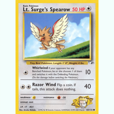 Pokémon - Gym Heroes - Non-Holo Singles