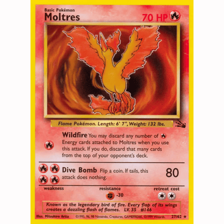 Pokémon - Fossil Non-Holo - Singles