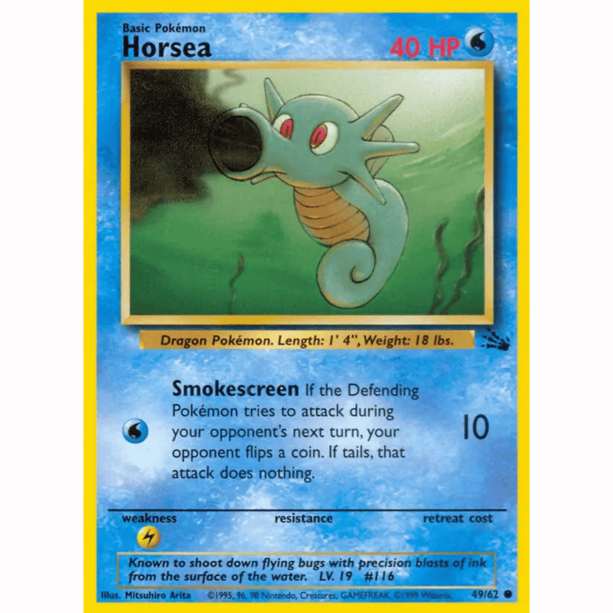 Pokémon - Fossil Non-Holo - Singles