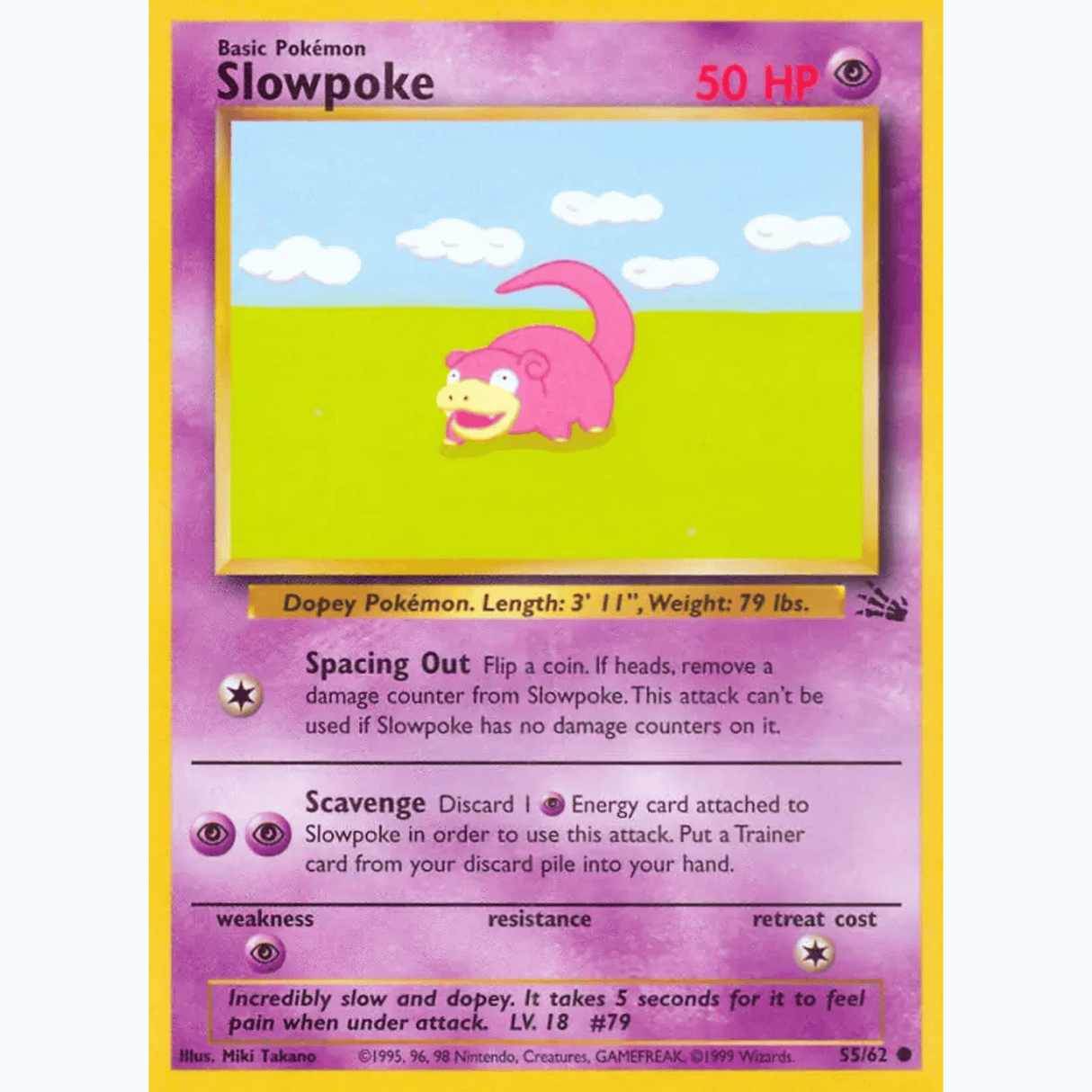 Pokémon - Fossil Non-Holo - Singles