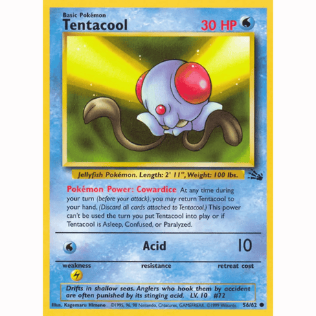 Pokémon - Fossil Non-Holo - Singles