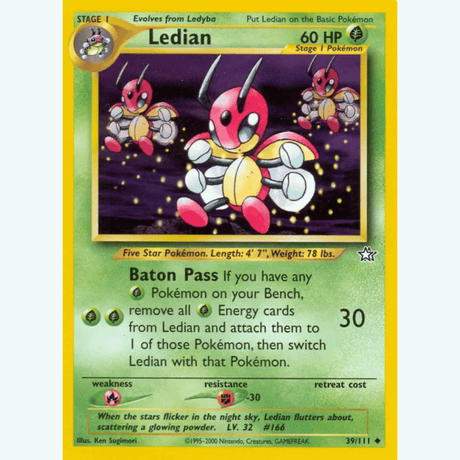 Pokémon - Neo Genesis - Non-Holo Singles