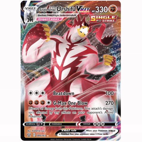 Pokémon - Sword & Shields - Battle Styles - V/VMAX/UR/SR/Rainbow Singles