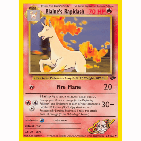 Pokémon - Gym Challenge - Non-Holo Common/Uncommon Singles