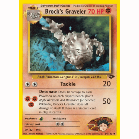 Pokémon - Gym Challenge - Non-Holo Common/Uncommon Singles