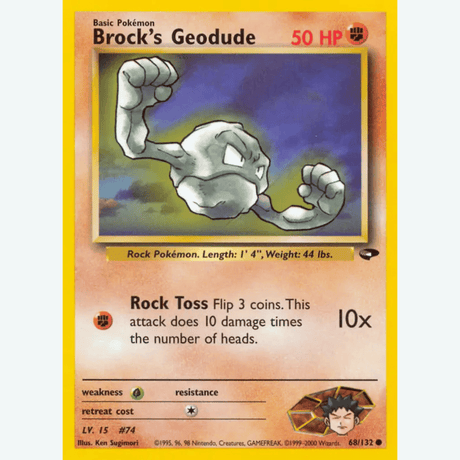 Pokémon - Gym Challenge - Non-Holo Common/Uncommon Singles