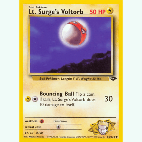 Pokémon - Gym Challenge - Non-Holo Common/Uncommon Singles