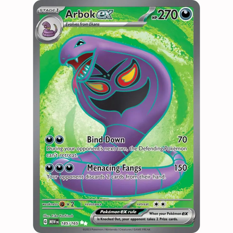 Pokémon - Scarlet & Violet - 151 - EX & EX Full Art, AR, SAR Singles